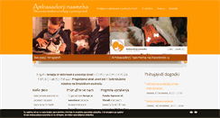 Desktop Screenshot of ambasadorji-nasmeha.si
